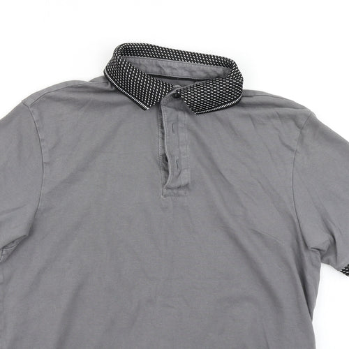 Burton Mens Grey    Polo Size S
