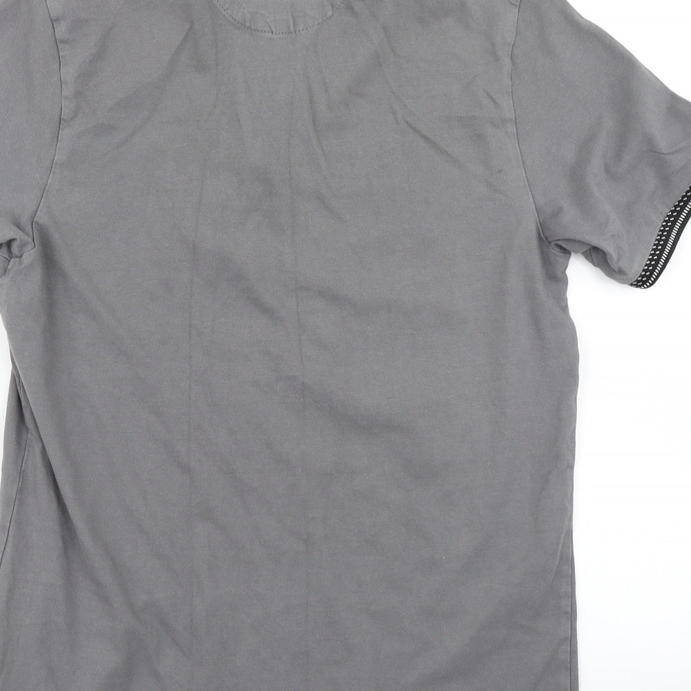 Burton Mens Grey    Polo Size S