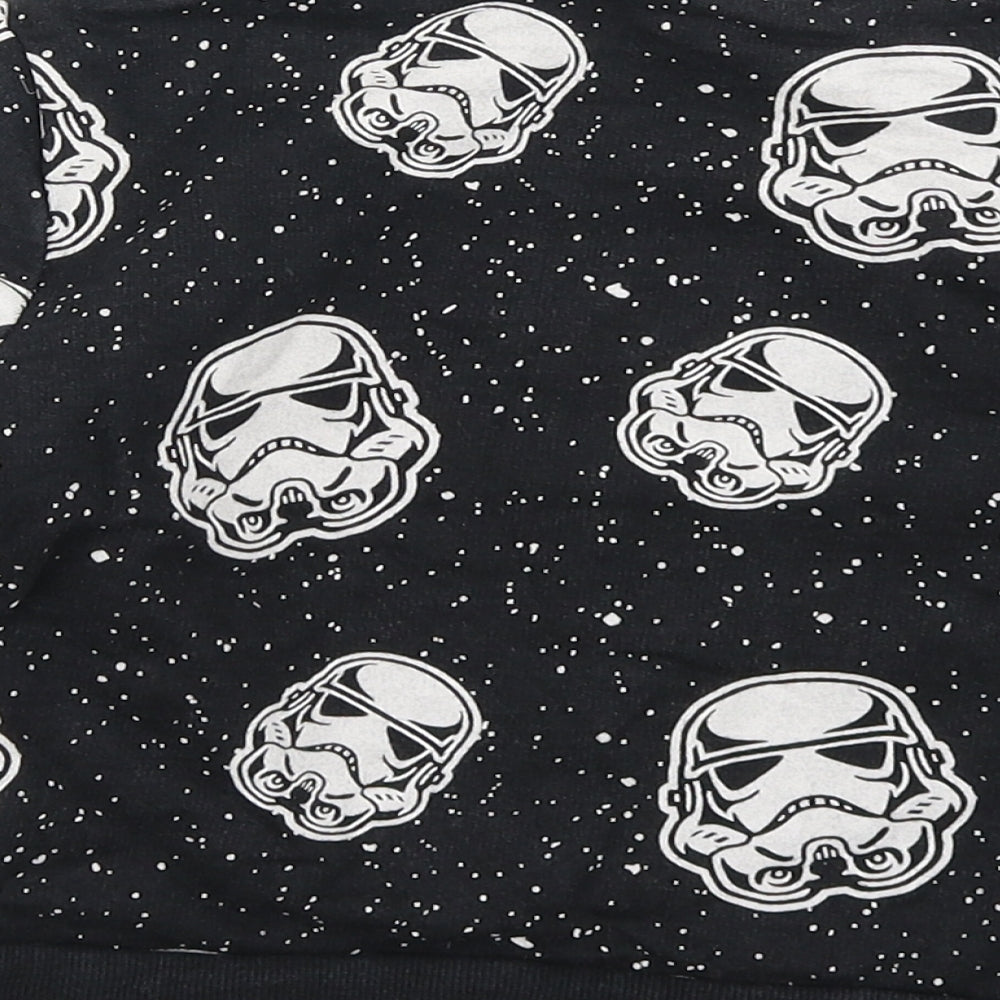 Primark Boys Black Spotted  Pullover Sweatshirt Size 3-4 Years  - Star Wars