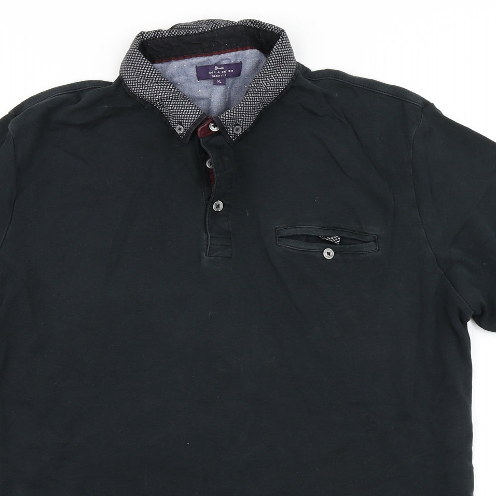 George Mens Black    Polo Size XL