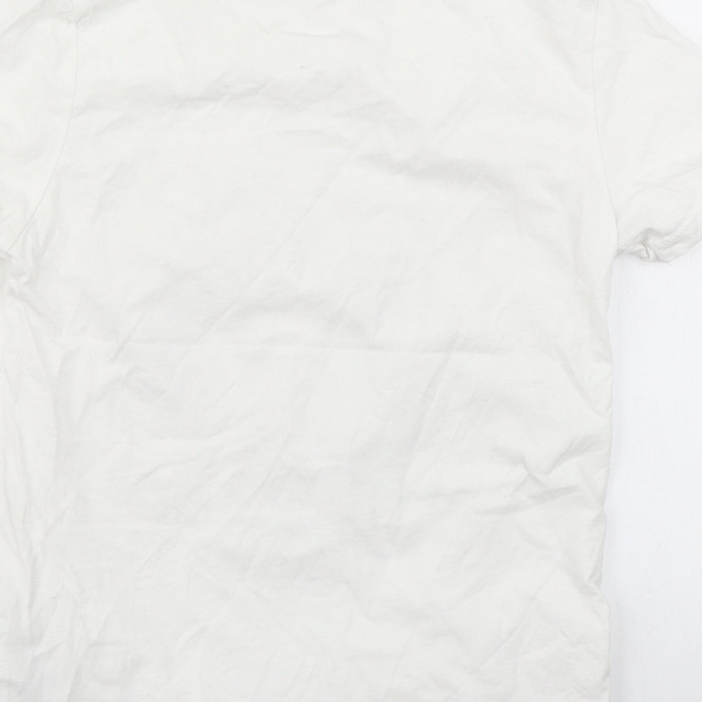 H&M Girls White   Basic T-Shirt Size 7-8 Years