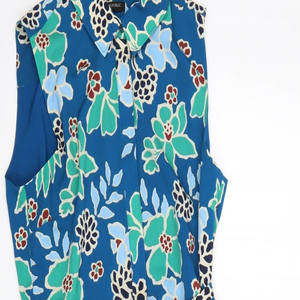 Banana Republic Womens Multicoloured Floral Shirt Dress Size 4 – Preworn