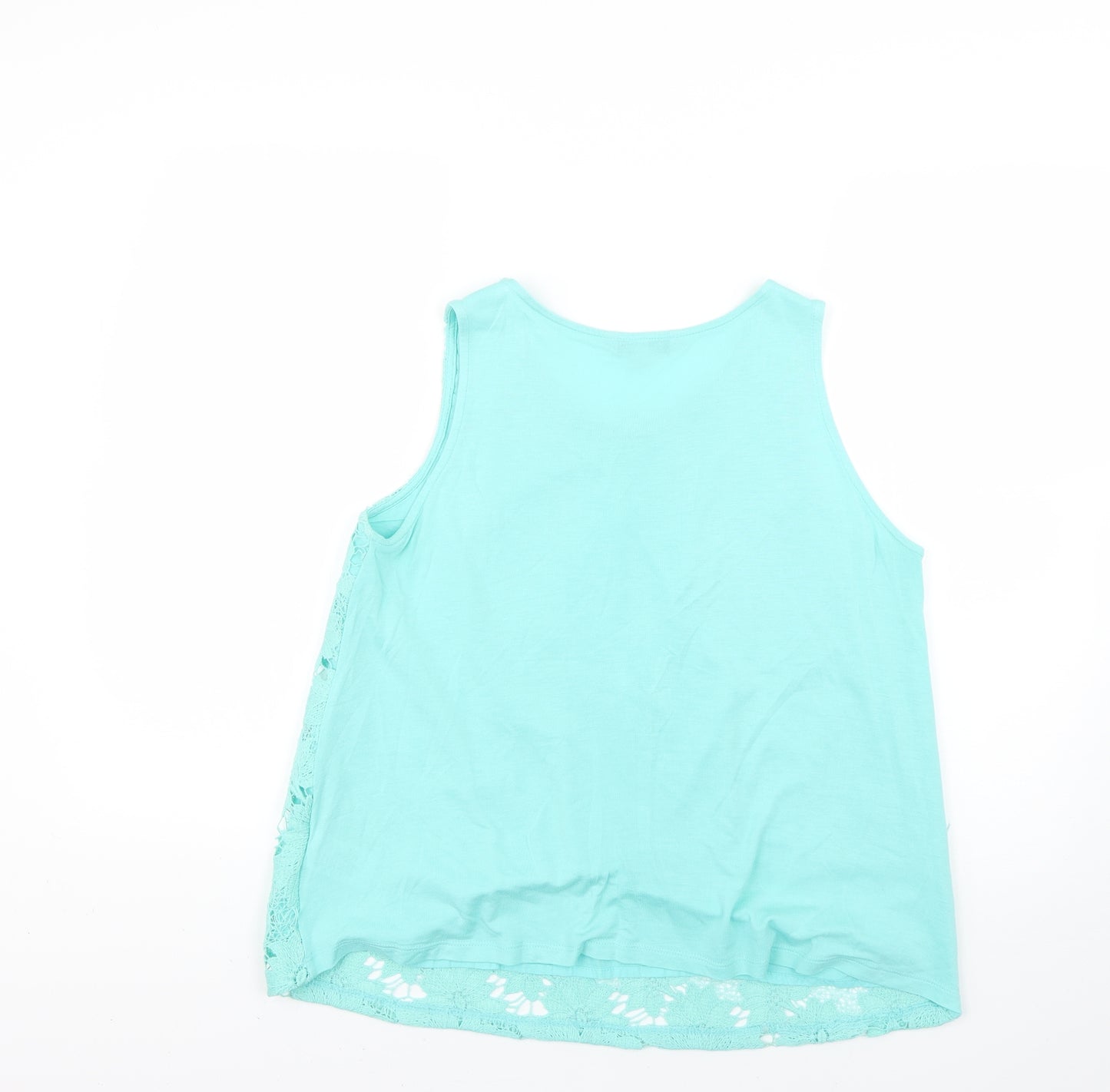 Peacocks Womens Green   Basic T-Shirt Size 12