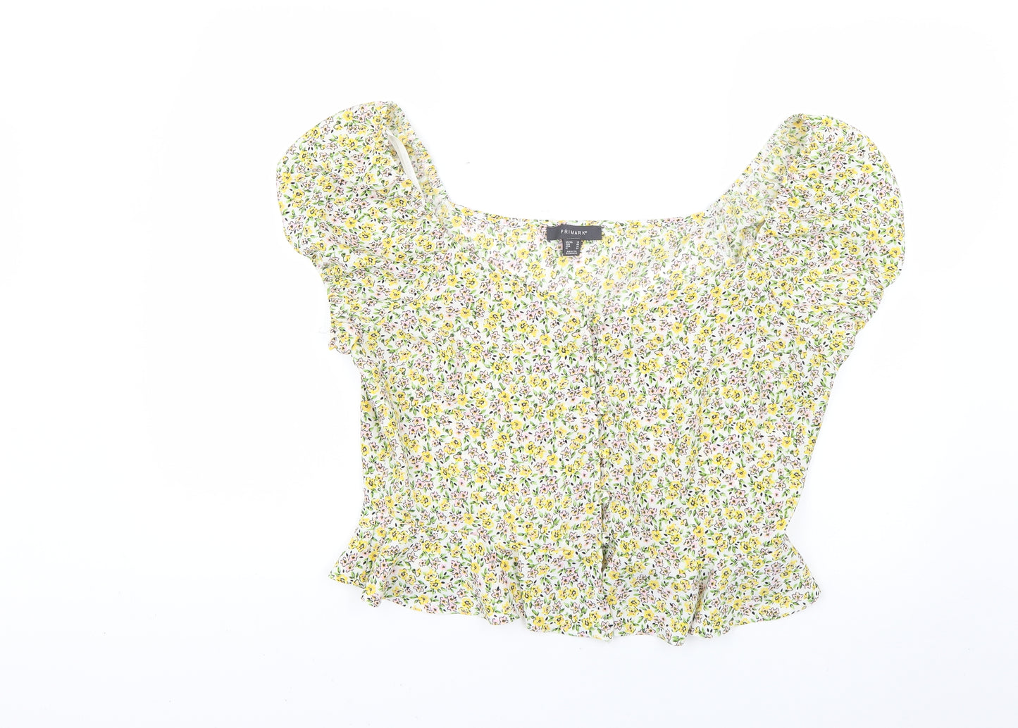Primark Womens Multicoloured Floral  Basic Blouse Size 18