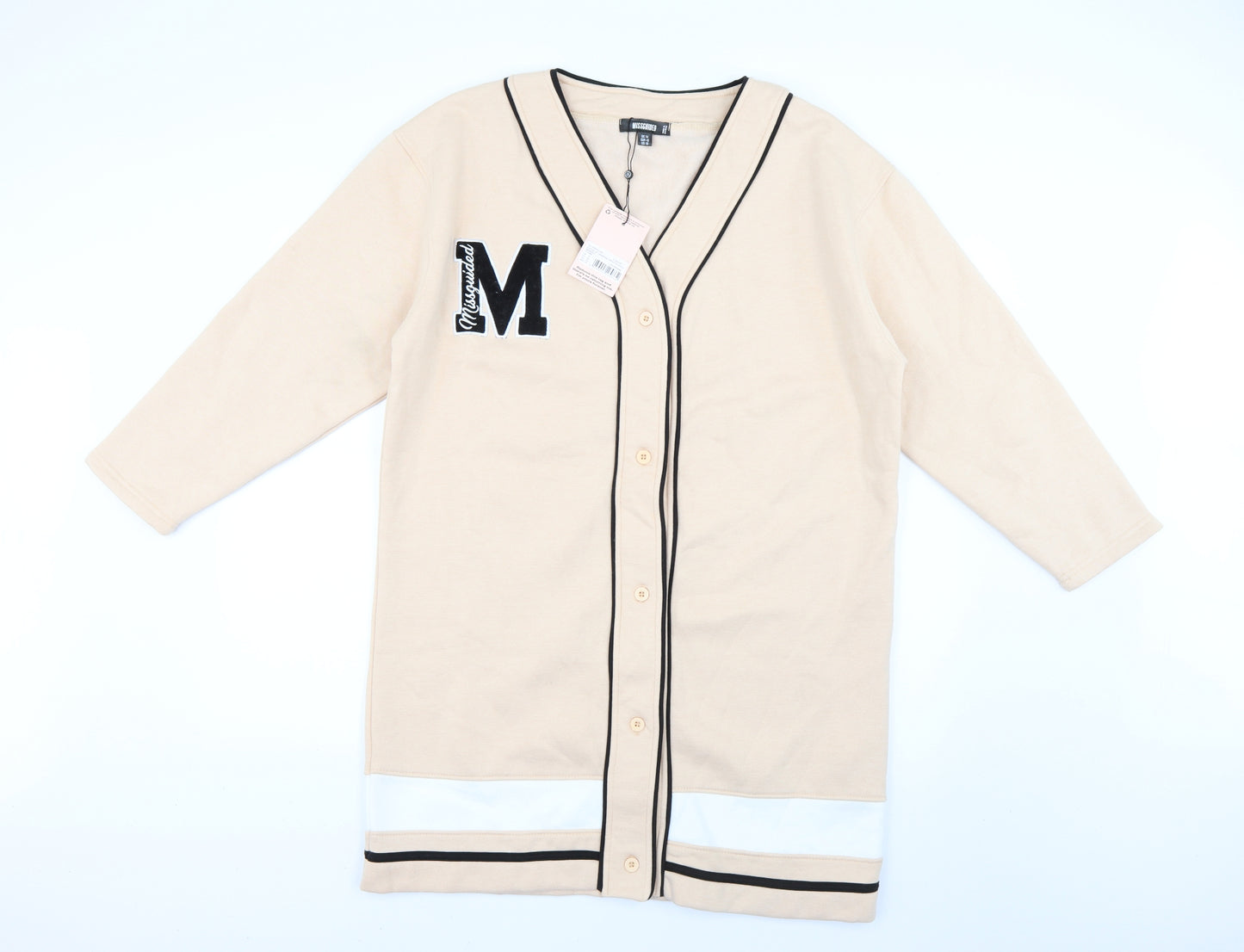 Missguided Womens Beige   Cardigan Jumper Size 14