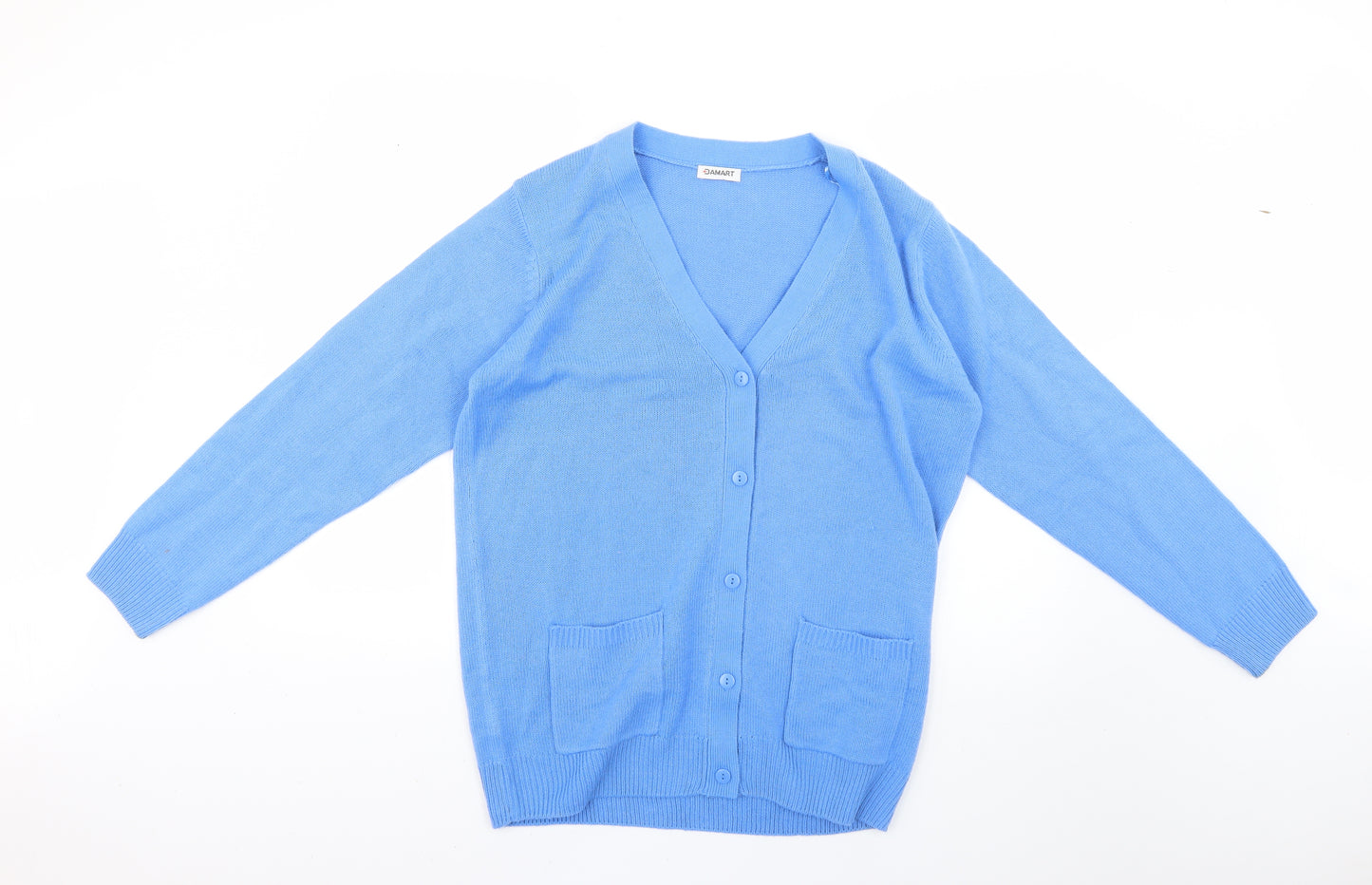 Damart Womens Blue   Cardigan Jumper Size 16