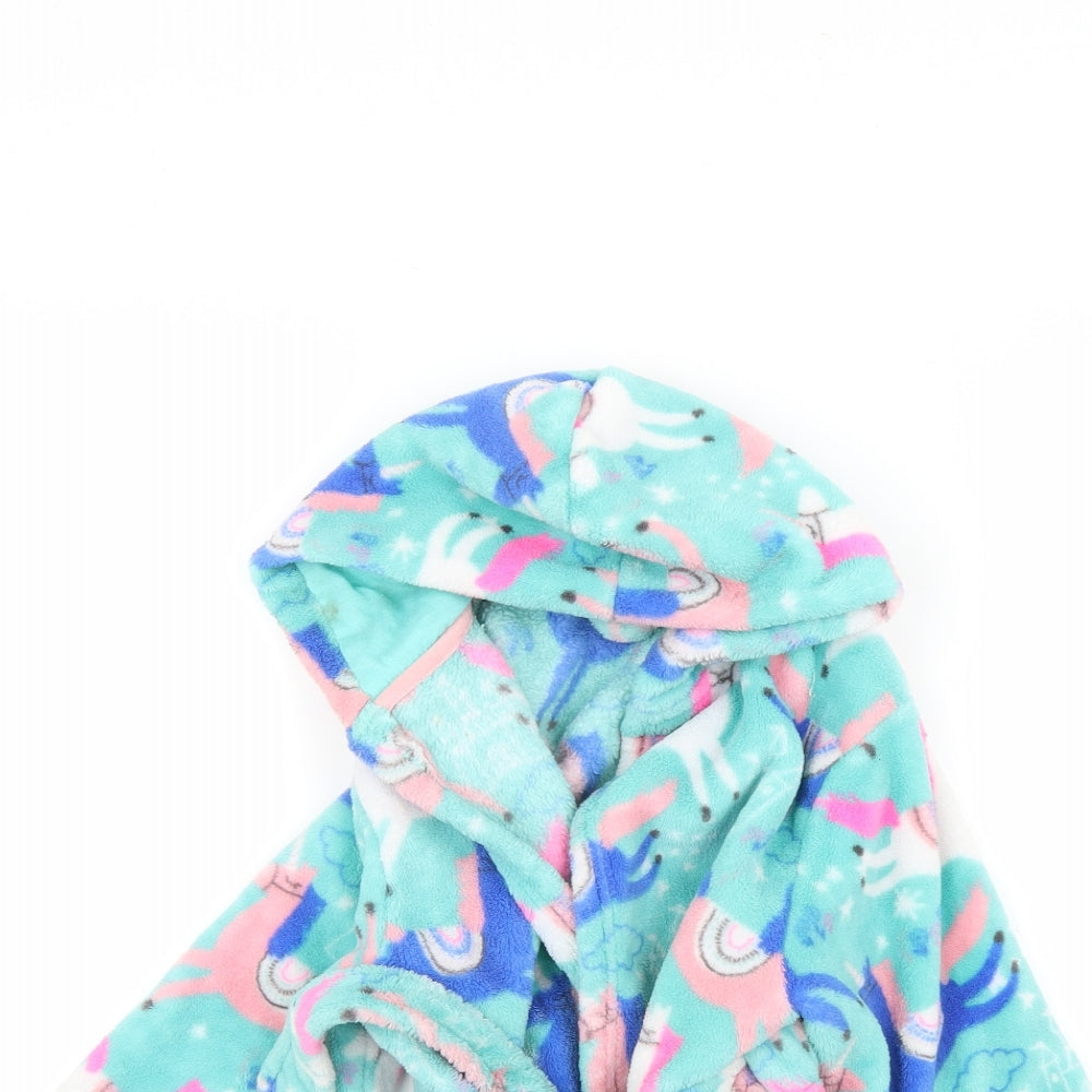 George Girls Multicoloured Geometric  Top Robe Size 3-4 Years