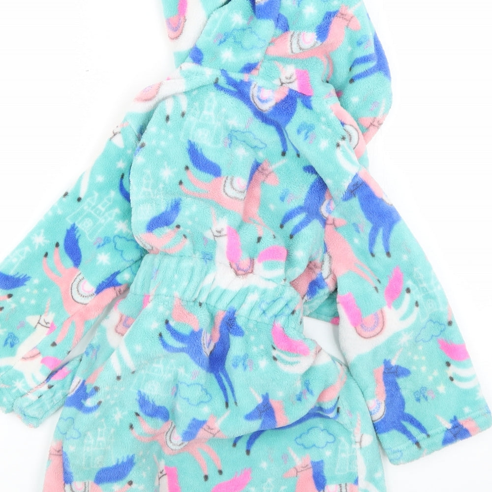 George Girls Multicoloured Geometric  Top Robe Size 3-4 Years