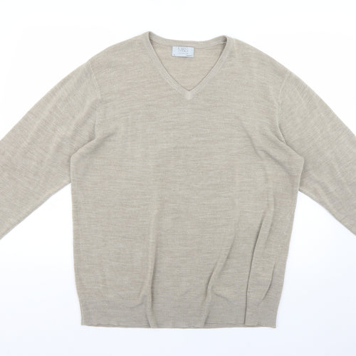 Marks and Spencer Mens Beige    Jumper Size XL