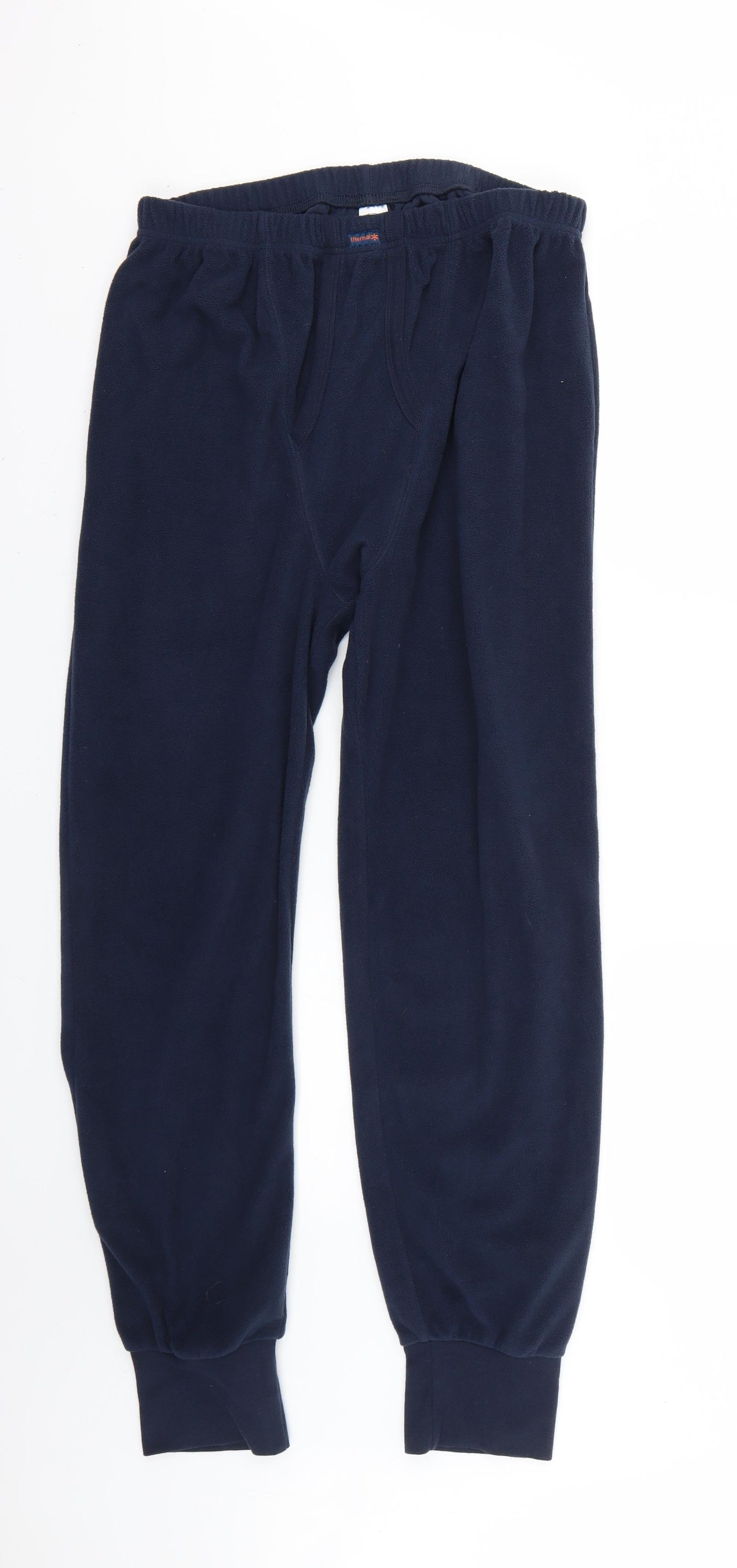 Matalan Mens Blue Solid   Pyjama Pants Size L