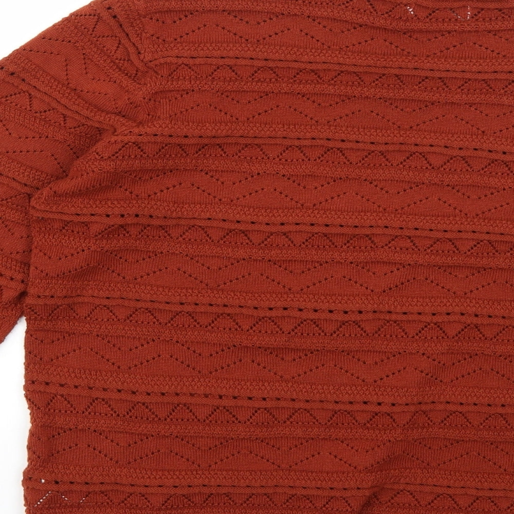 Matalan Womens Orange   Pullover Jumper Size 16
