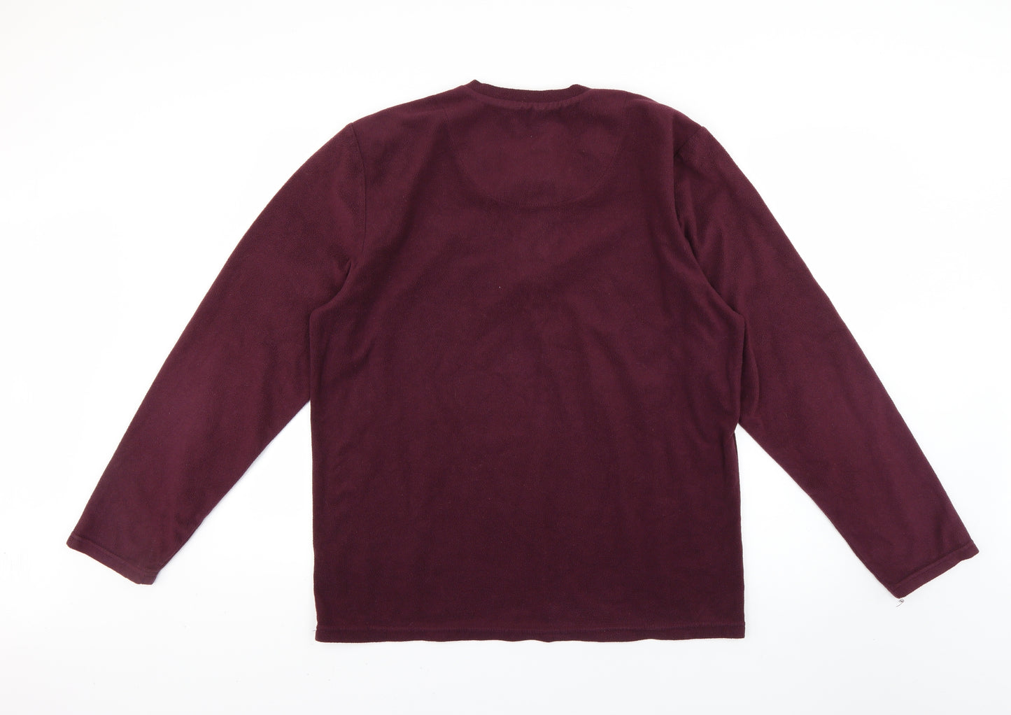 warmth Mens Purple Solid   Pyjama Top Size L