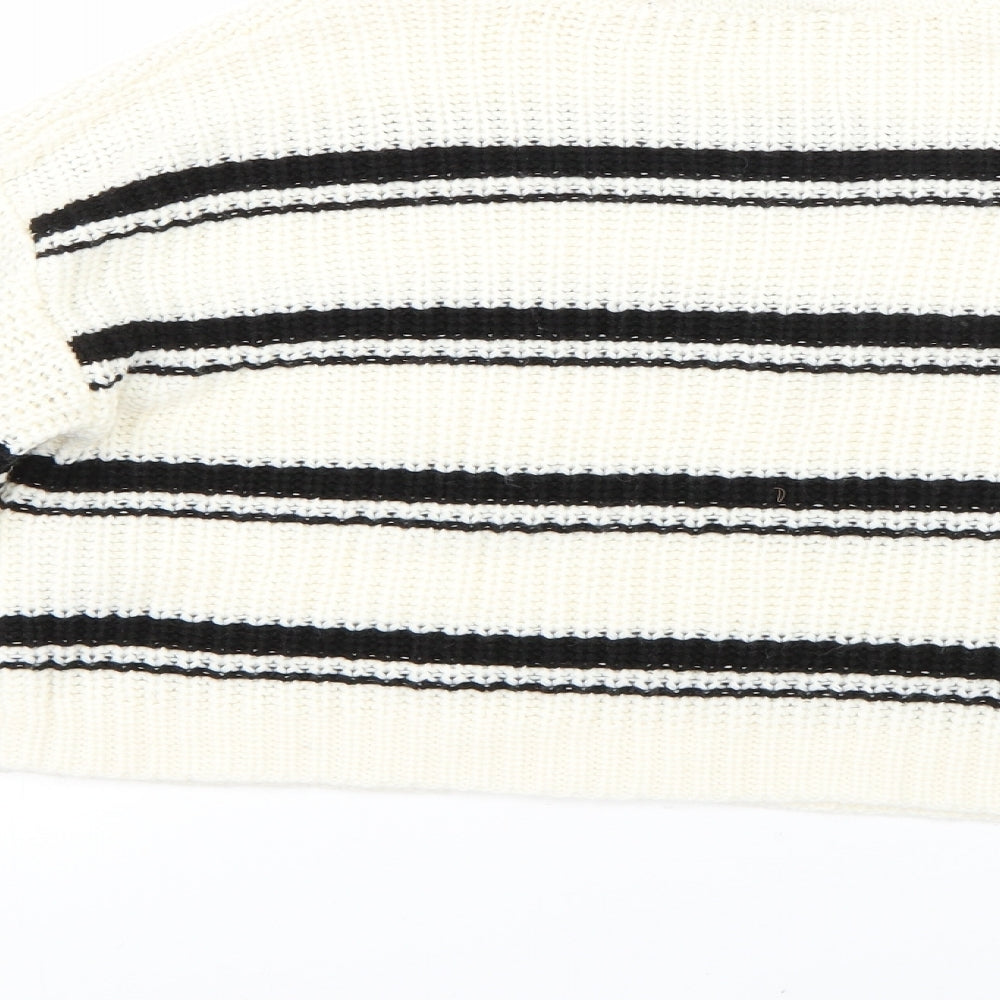 New Look Girls Multicoloured Striped  Pullover Jumper Size 12-13 Years