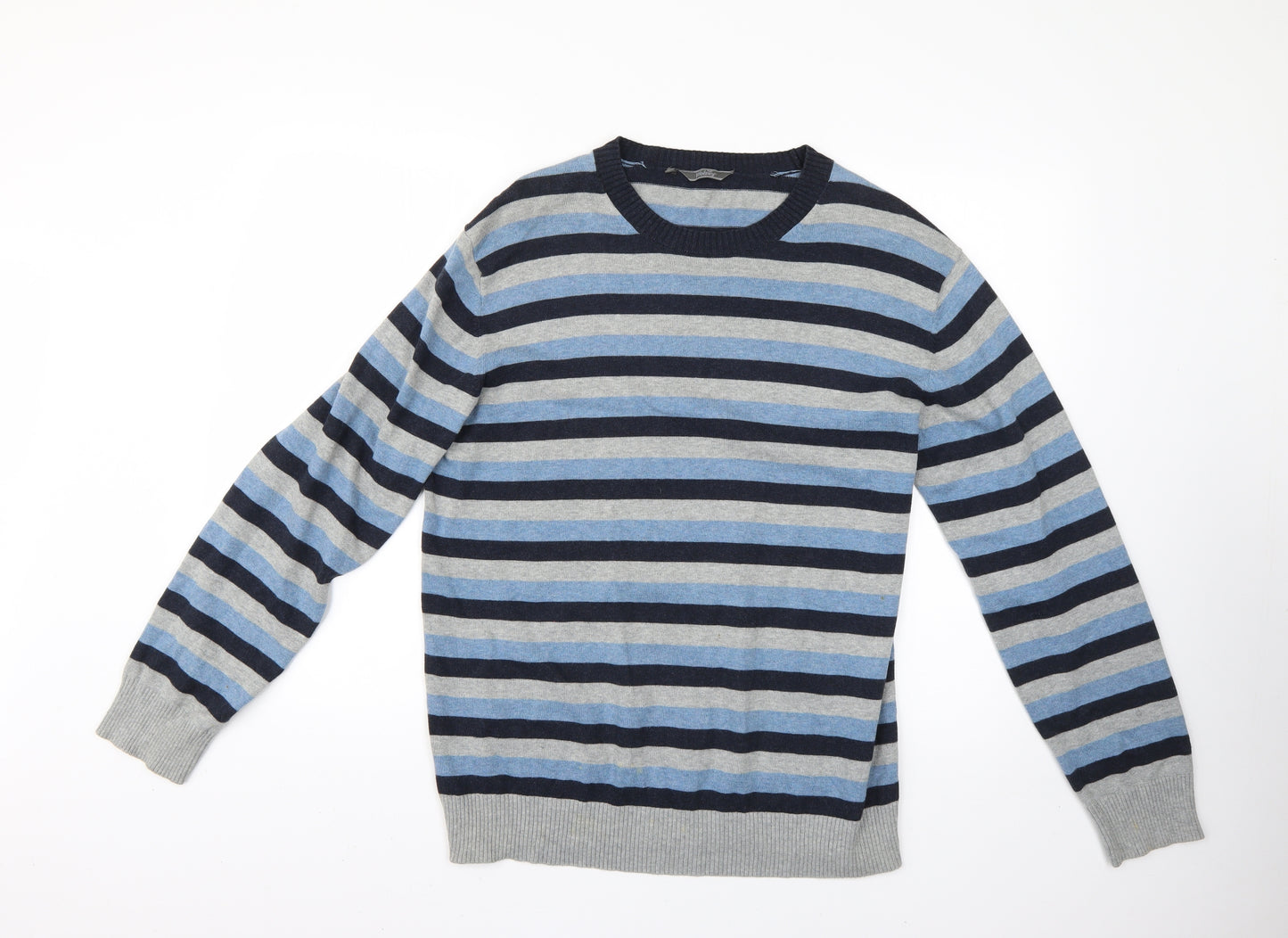 Wolsey Mens Multicoloured Striped  Pullover Jumper Size M
