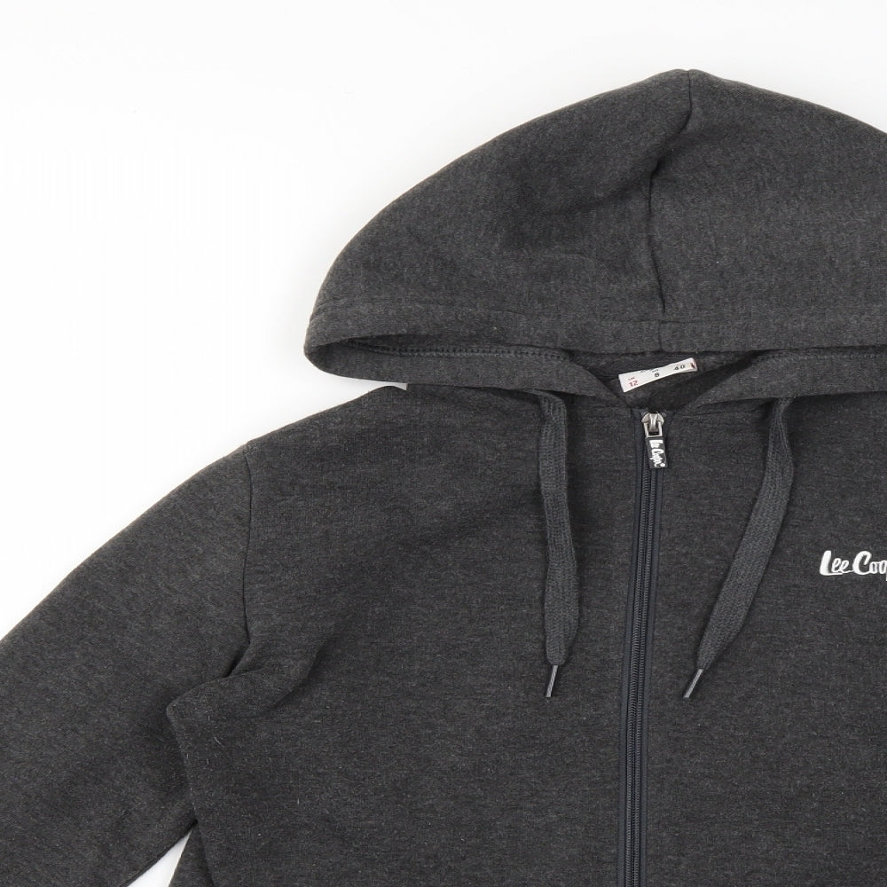 Lee Cooper Womens Grey   Full Zip Hoodie Size 12