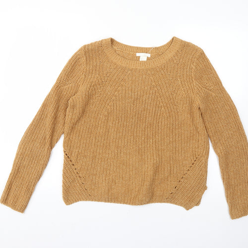 H&M Womens Brown   Pullover Jumper Size S