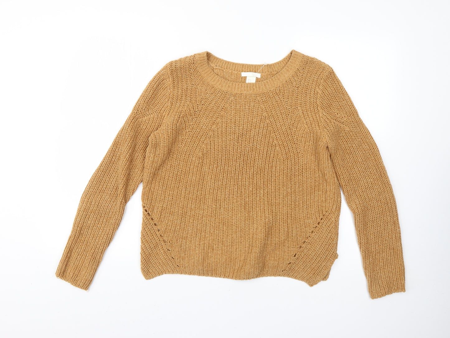 H&M Womens Brown   Pullover Jumper Size S