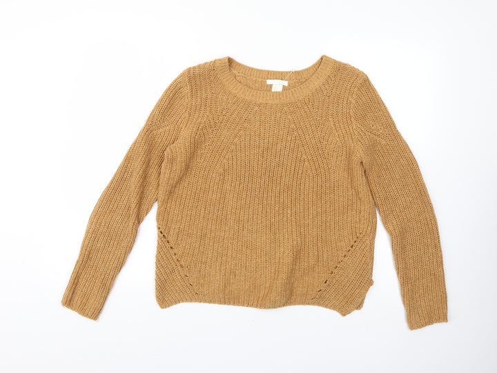 H&M Womens Brown   Pullover Jumper Size S