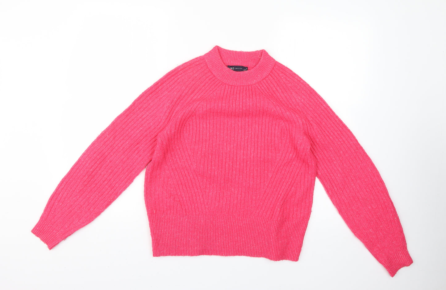 Marks and Spencer Womens Pink   Pullover Jumper Size XS
