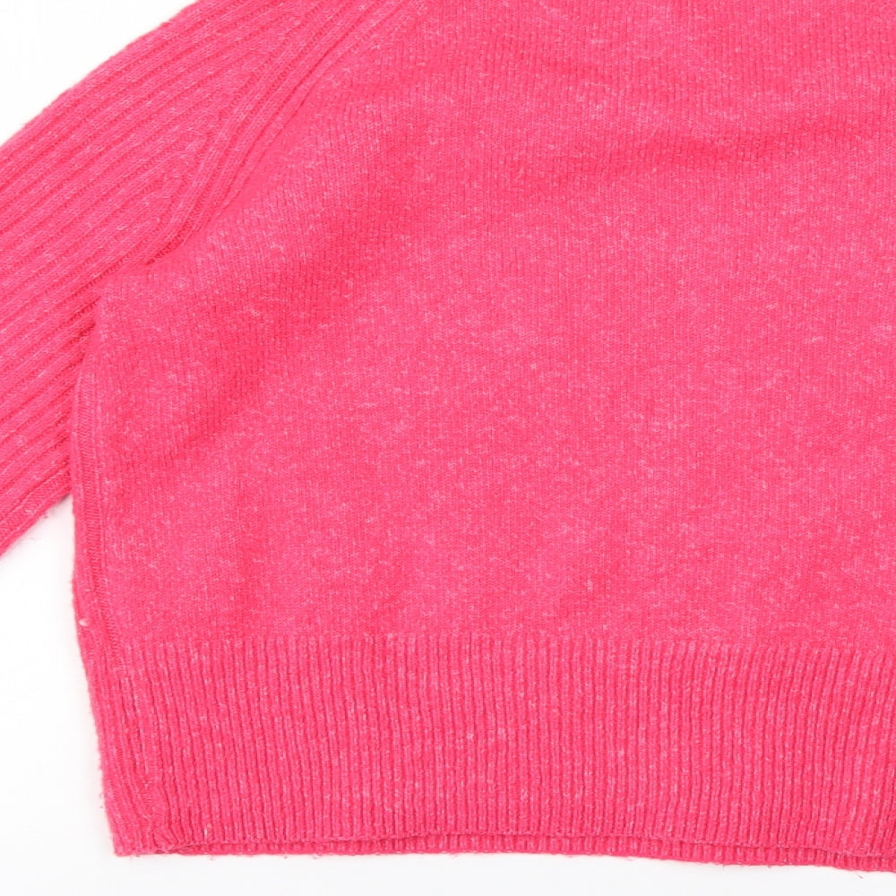 Marks and Spencer Womens Pink   Pullover Jumper Size XS