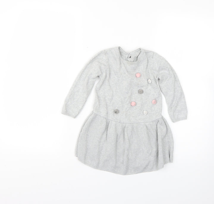 George Baby Grey Fit & Flare Size 18-24 Months