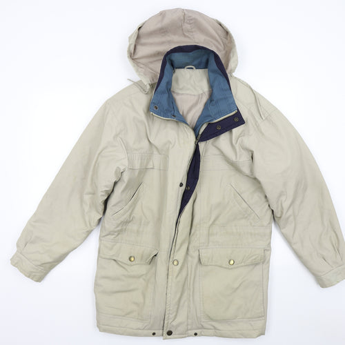 BHS Mens Beige   Overcoat Coat Size 36