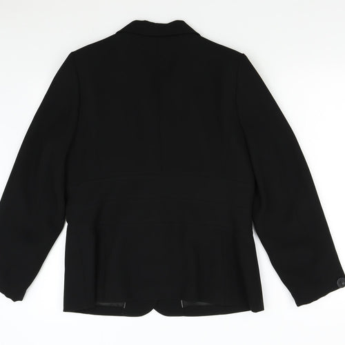 Papaya Womens Black   Jacket Suit Jacket Size 16