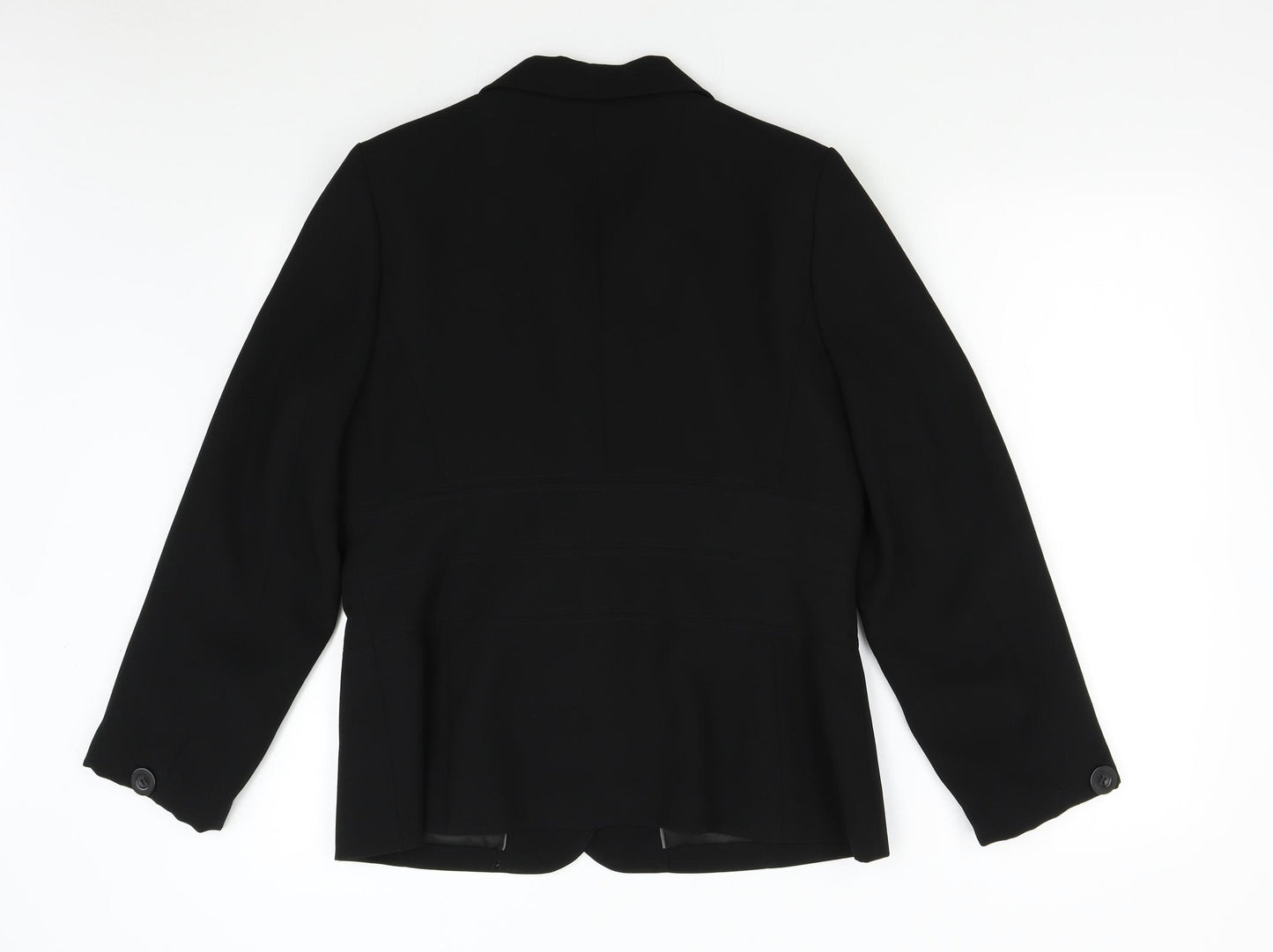 Papaya Womens Black   Jacket Suit Jacket Size 16