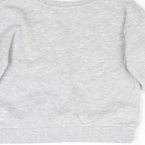 Primark Girls Grey   Pullover Sweatshirt Size 6-7 Years  - Wonderful