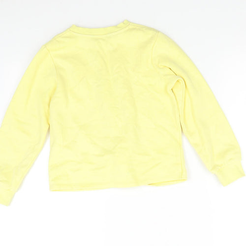 George Girls Yellow   Pullover Sweatshirt Size 8-9 Years  - Unicorn