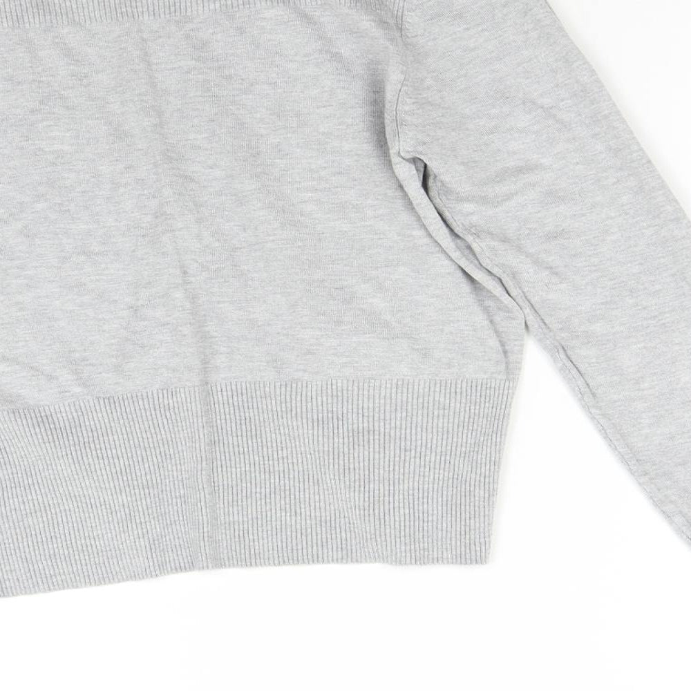 New Look Womens Grey  Knit Cardigan Jumper Size 14