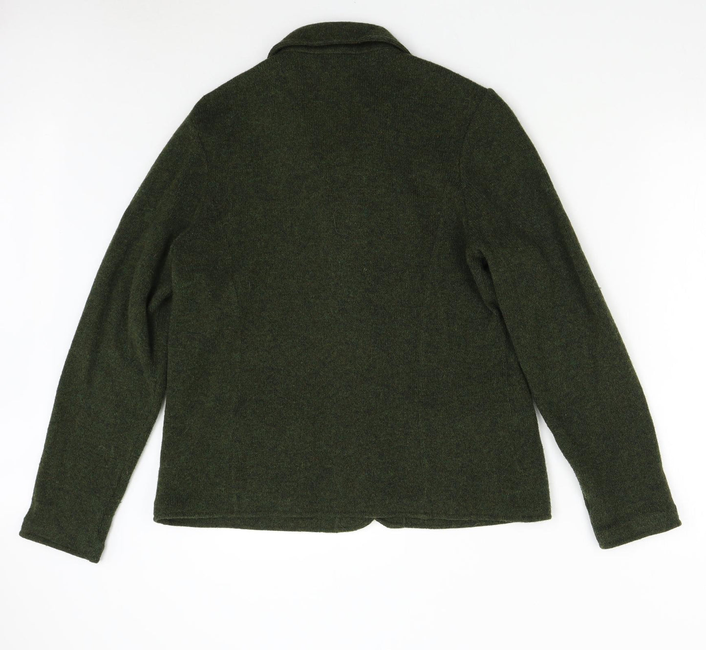 Laura Ashley Womens Green   Jacket Blazer Size 16  - 100% Lambswool