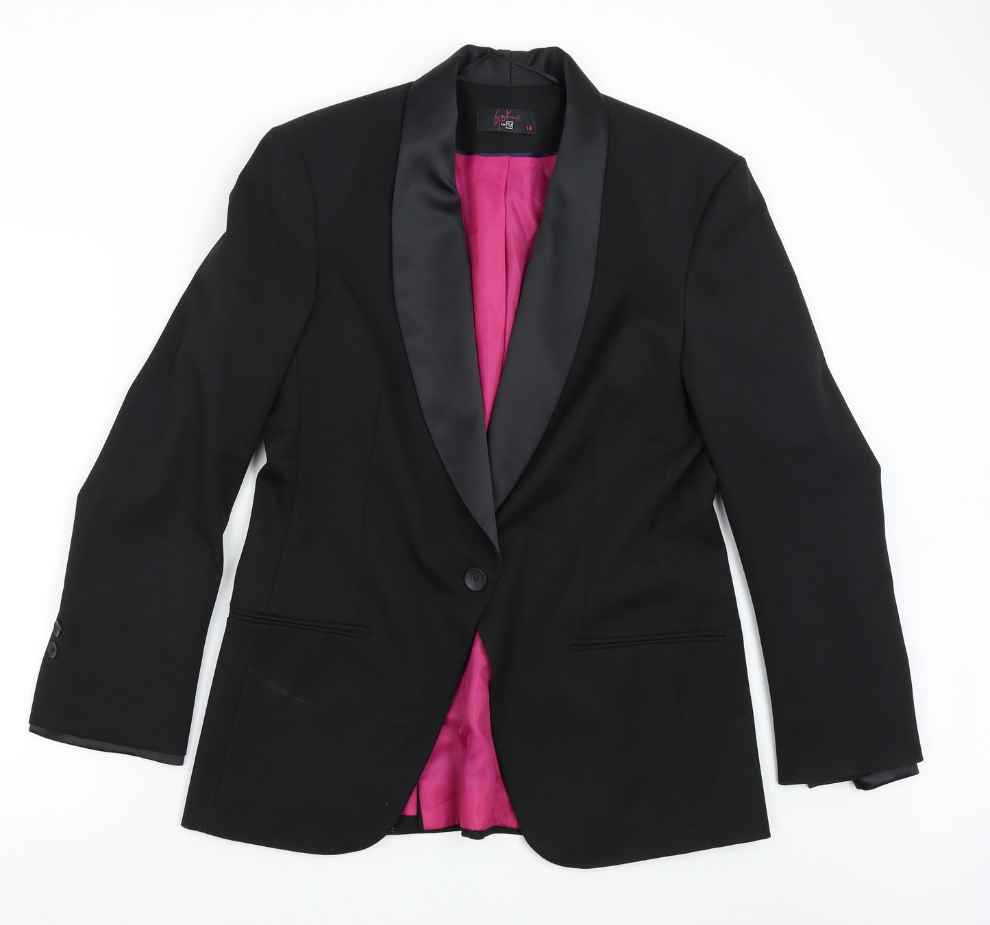 Gok for Tu Womens Black   Jacket Suit Jacket Size 16