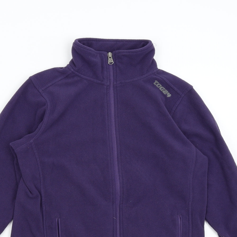 TOG 24 Womens Purple  Fleece Jacket  Size 8