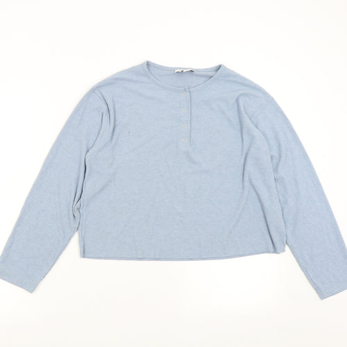 Topshop Womens Blue   Pullover Sweatshirt Size 8