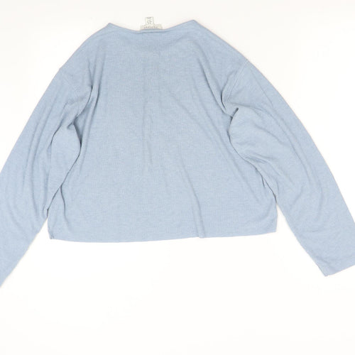 Topshop Womens Blue   Pullover Sweatshirt Size 8