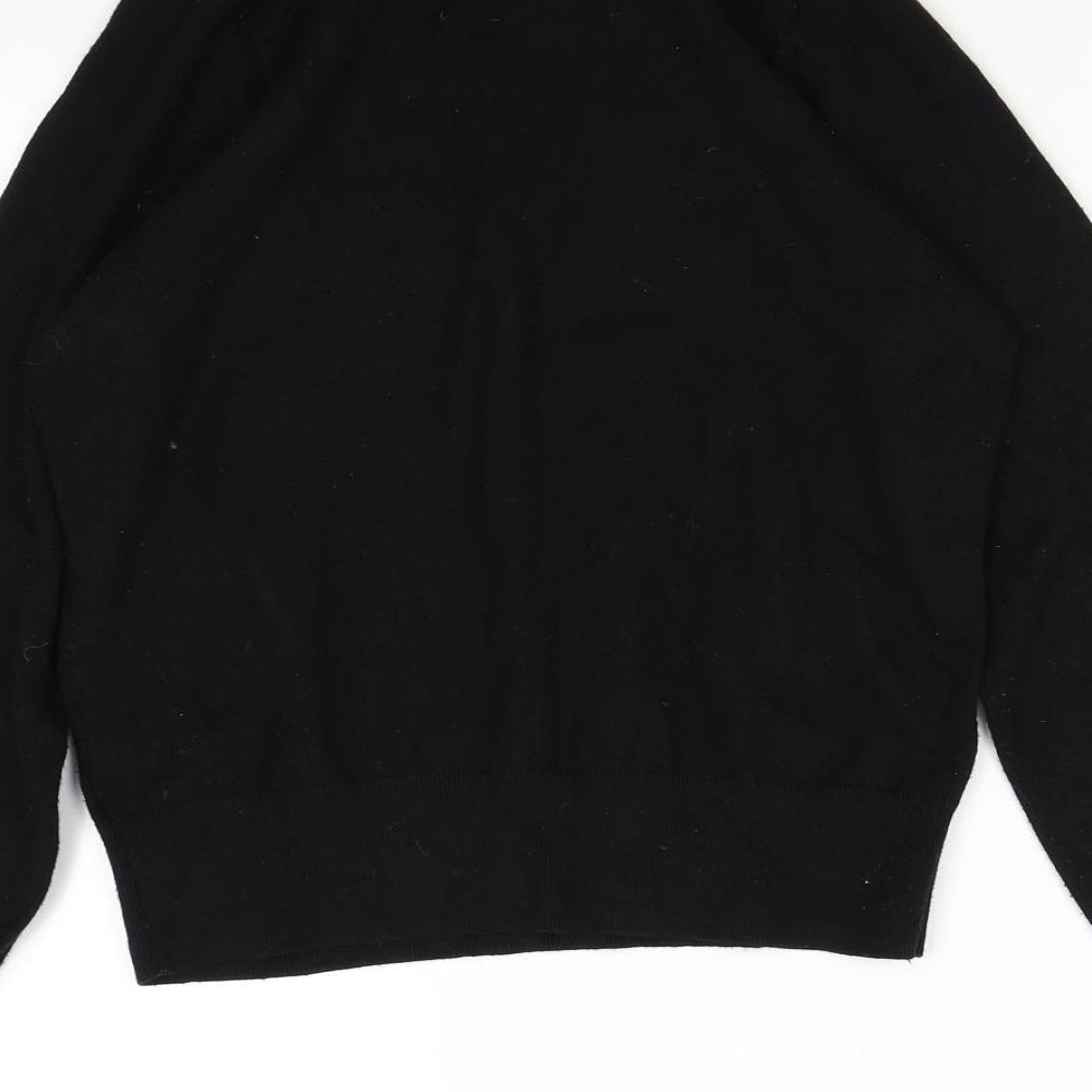 NEXT Womens Black  Knit Pullover Jumper Size 12  - Hearts