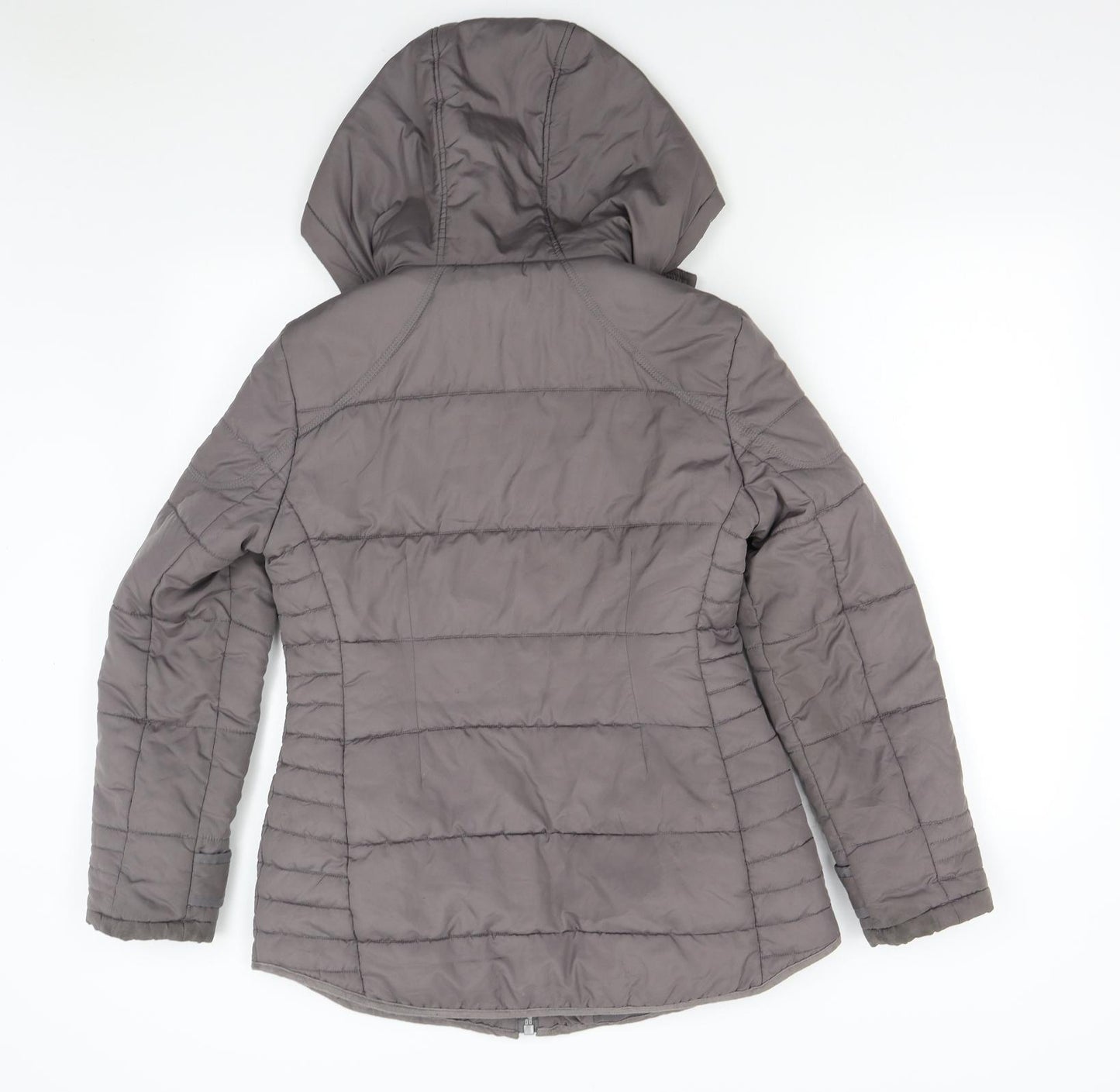 NEXT Womens Grey   Overcoat Coat Size 12