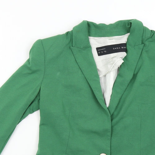 Zara Womens Green   Jacket Blazer Size M