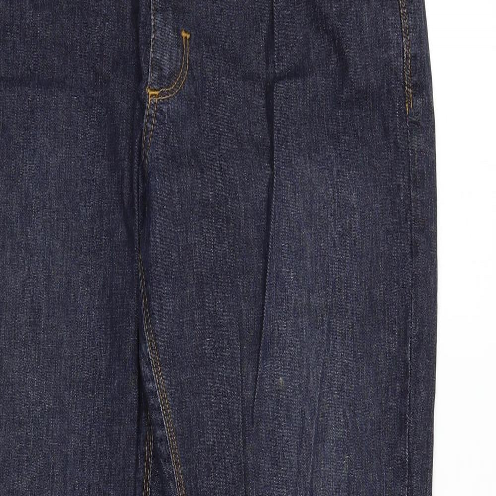 Preworn Mens Blue  Denim Straight Jeans Size 36 L33 in