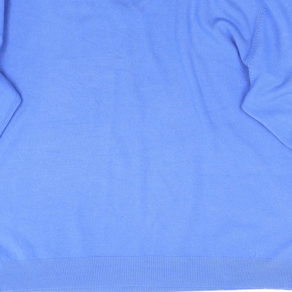 Blue Harbour Mens Blue  Knit Pullover Jumper Size L