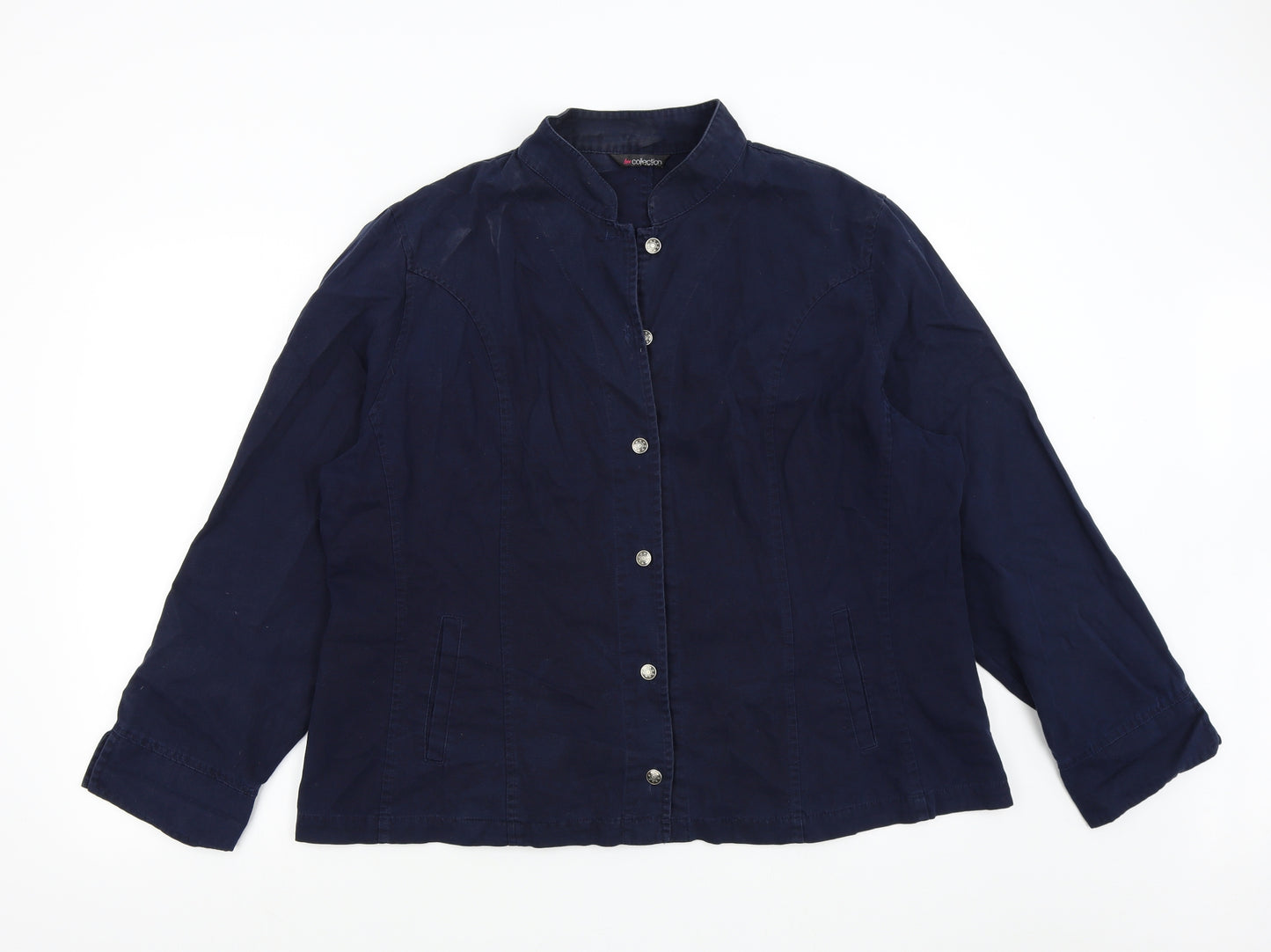 BM Collection Womens Blue   Jacket  Size XL