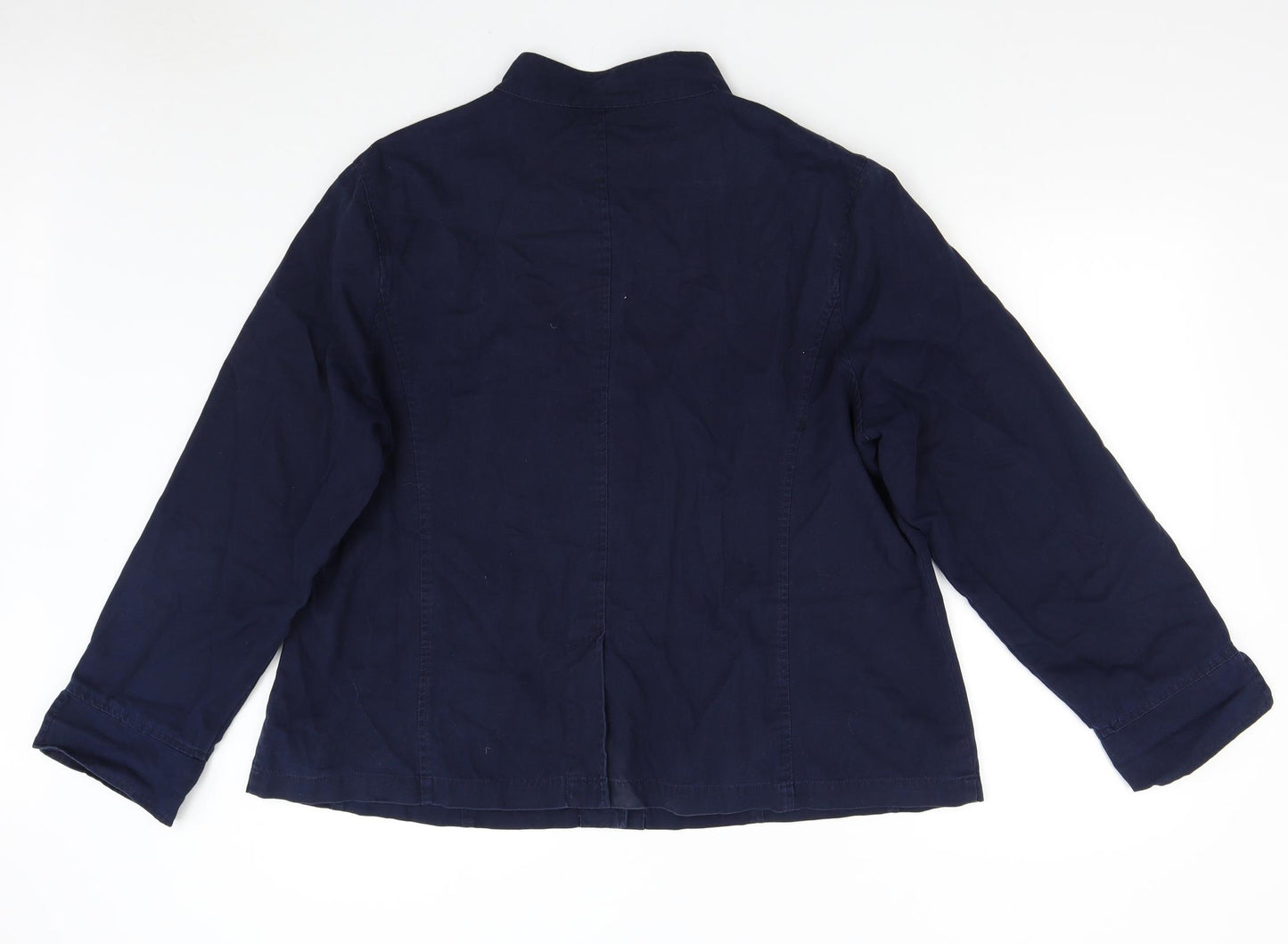 BM Collection Womens Blue   Jacket  Size XL