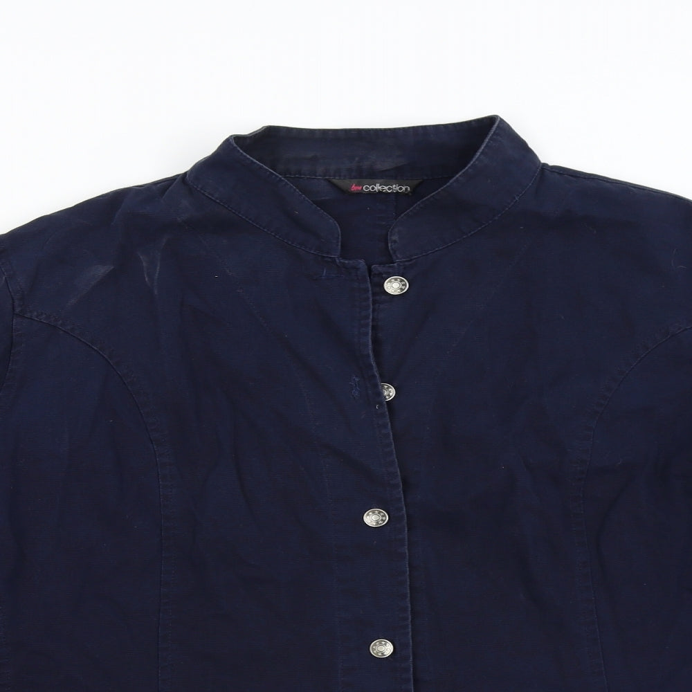 BM Collection Womens Blue   Jacket  Size XL