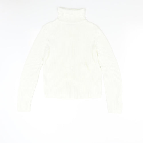 Internacionale Womens Ivory  Knit Pullover Jumper Size 14