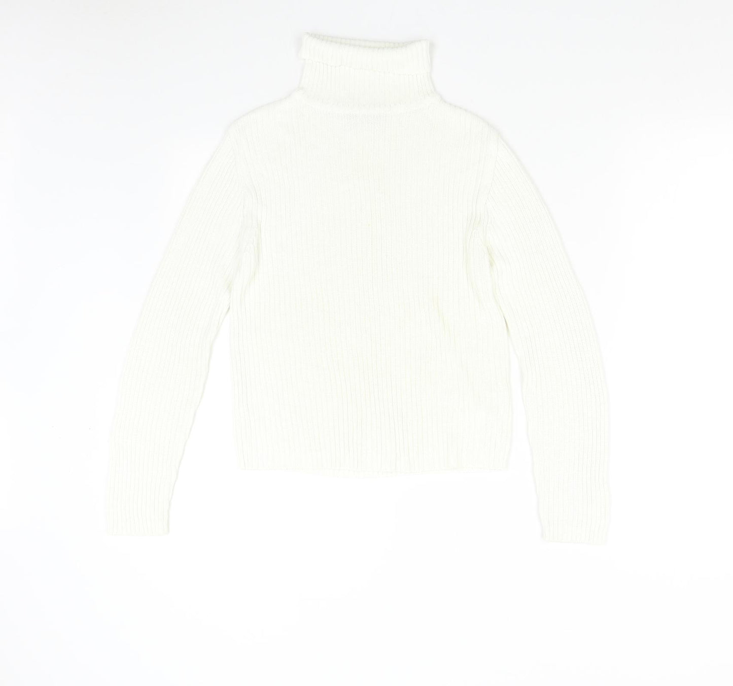 Internacionale Womens Ivory  Knit Pullover Jumper Size 14