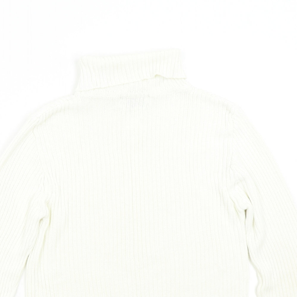 Internacionale Womens Ivory  Knit Pullover Jumper Size 14