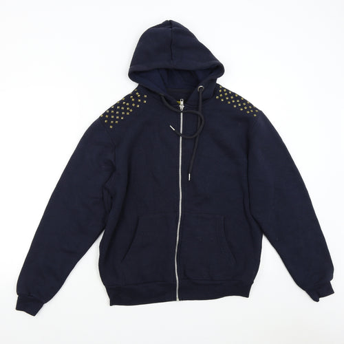 RWC Womens Blue   Full Zip Hoodie Size M