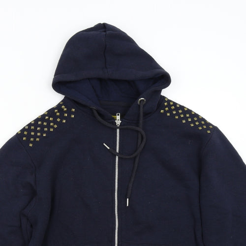 RWC Womens Blue   Full Zip Hoodie Size M
