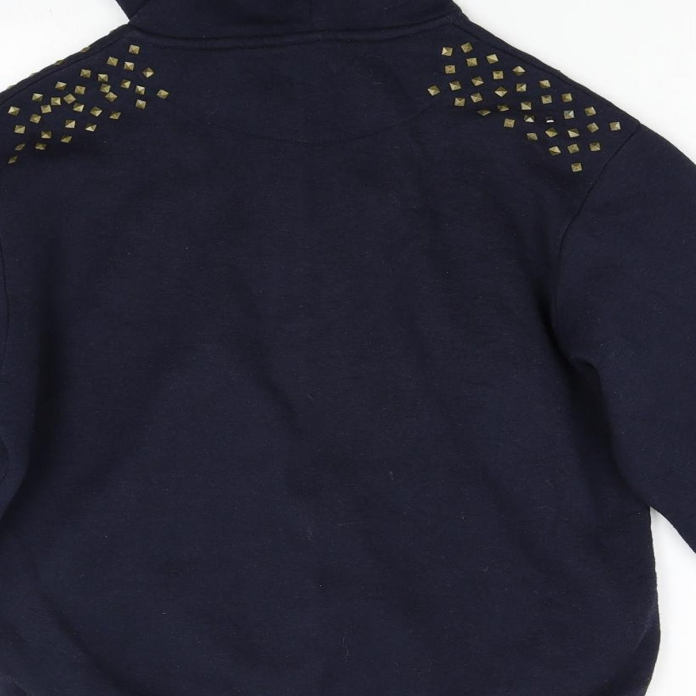 RWC Womens Blue   Full Zip Hoodie Size M